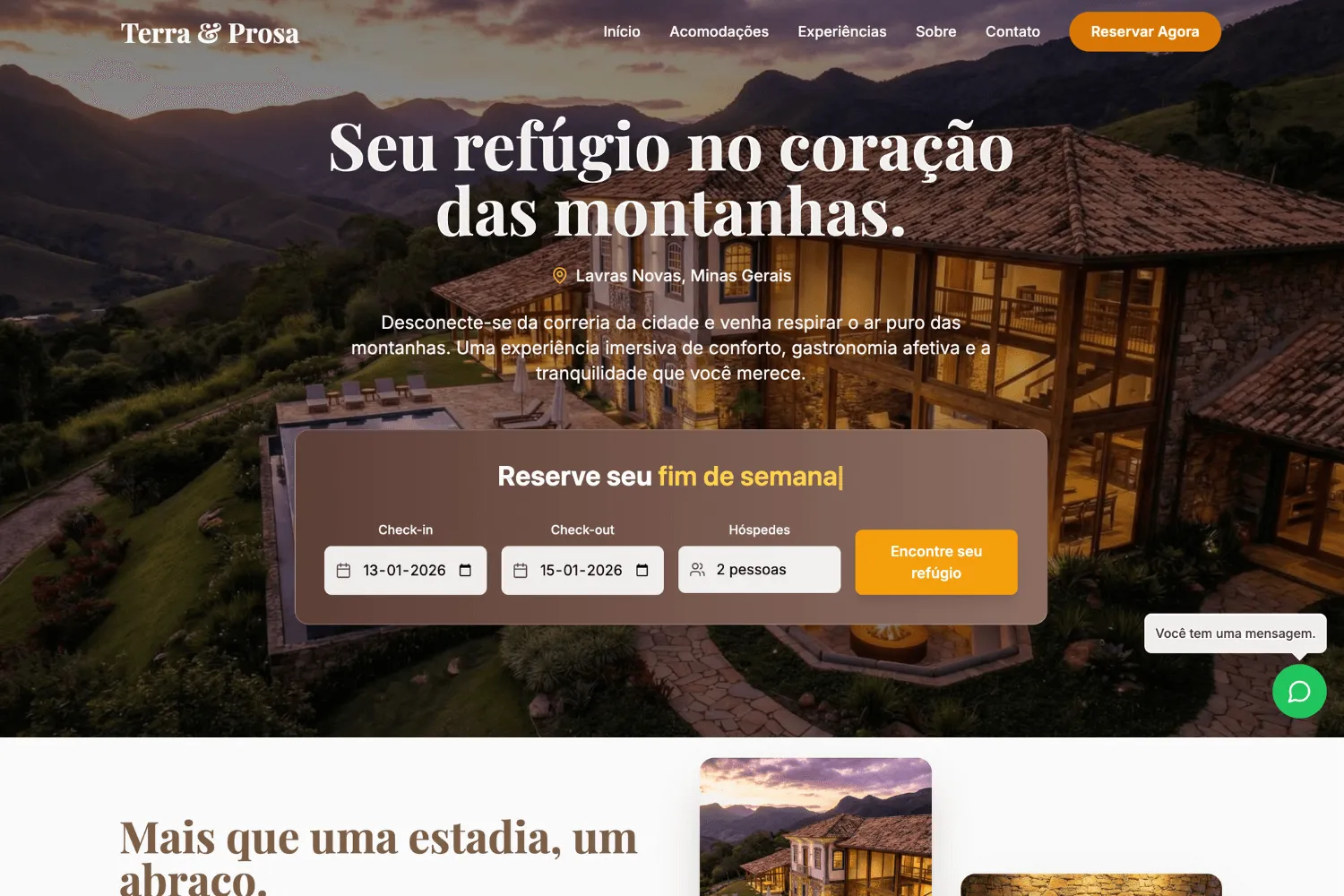 Website van Terra & Prosa